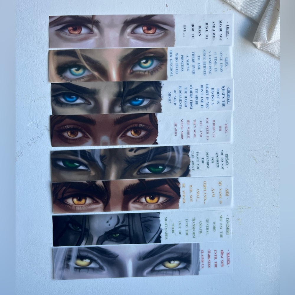 AcryliPics Throne Of Glass bookmark artwork